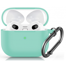 Innocent California Silicone AirPods 3 Case with Carabiner - Mint
