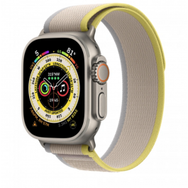 Innocent Trail Fabric Loop remienok pre Apple Watch Ultra 49 mm - Žltá/béžová