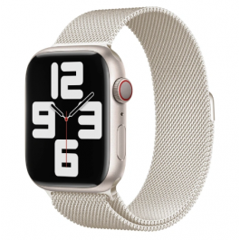 Innocent Steel Loop remienok pre Apple Watch 38/40/41mm - Hviezdne biela