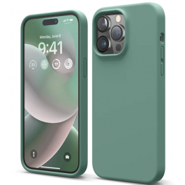 Elago Soft Silicone Case for iPhone 14 Pro Max Midnight Green